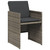  11 Piece Patio Dining Set with Cushions Gray Poly Rattan A949-3277735