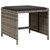  11 Piece Patio Dining Set with Cushions Gray Poly Rattan A949-3277735