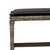  11 Piece Patio Dining Set with Cushions Gray Poly Rattan A949-3277735