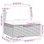  9 Piece Patio Lounge Set with Cushions Poly Rattan Brown A949-3101971