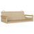  Swing Bench Beige 42.9"x24.4"x15.7" Poly Rattan A949-368145
