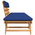  Patio Bench with Cushions 2-in-1 74.8" Solid Acacia Wood A949-312120