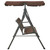  Garden Swing Bench with Canopy Coffee A949-41422
