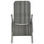  Folding Sun Lounger Poly Rattan Gray A949-48128