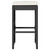  Patio Bar Stools with Cushions 2 pcs Black Poly Rattan A949-368686