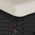  Patio Bar Stools with Cushions 2 pcs Black Poly Rattan A949-368686