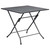  Folding Mesh Table 31.5"x31.5"x28.3" Steel Anthracite A949-310151