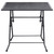  Folding Mesh Table 31.5"x31.5"x28.3" Steel Anthracite A949-310151