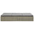  Convertible Sun Bed with Cushion Poly Rattan Gray A949-46244