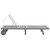  Patio Sun Lounger with Cushion Gray Solid Acacia Wood A949-3061366