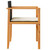  Patio Chairs with Cushions 2 pcs Black Poly Rattan&Solid Wood A949-368711
