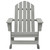  Patio Rocking Chair Wood Gray A949-45704