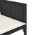  9 Piece Patio Dining Set with Cushions Black Poly Rattan A949-3278141