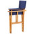  Director's Chairs 2 pcs Solid Acacia Wood Blue A949-45948