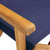  Director's Chairs 2 pcs Solid Acacia Wood Blue A949-45948