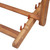  Folding Beach Chair Fabric and Wooden Frame Red A949-43995