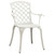  Patio Chairs 2 pcs Cast Aluminum White A949-315574