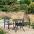  3 Piece Bistro Set Cast Aluminum Black A949-3070575