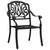  3 Piece Bistro Set Cast Aluminum Black A949-3070575