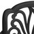  3 Piece Bistro Set Cast Aluminum Black A949-3070575