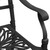  3 Piece Bistro Set Cast Aluminum Black A949-3070575