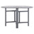 Patio Table Gray 47.2"x27.6"x29.1" Solid Acacia Wood A949-46325