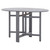  Patio Table Gray 47.2"x27.6"x29.1" Solid Acacia Wood A949-46325