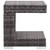  7 Piece Patio Lounge Set with Cushions Poly Rattan Gray A949-44428