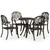  5 Piece Bistro Set Cast Aluminum Bronze A949-3070598