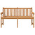  Patio Bench 59.1" Solid Teak Wood A949-316639