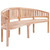  Banana Bench 78.7" Solid Teak Wood A949-310495