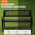 Outdoor Bench,46 inches Metal Garden Bench for Outdoors, 480 lbs Load Capacity Bench,  Outdoor Gard E415-GYZYJS46YC00W8FDQV0