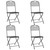  Folding Patio Chairs 4 pcs Expanded Metal Mesh Anthracite A949-317339