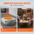 Propane Fire Pit, Outdoor Concrete Gas Fire Pit, 39 in Tabletop with Lava Rocks, Lid,Rain Cover,Adj E415-FSNRQHK42YCY8GDSKV9