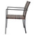 Set of 2 Stackable Outdoor Wicker Patio Dining Chairs, All-Weather Firepit Armchair with Armrests,  T575-S0671435857