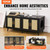 Cat Litter Box Enclosure for 2 Cats, Litter Box Furniture Hidden with Rattan Decorated Doors, Woode E415-JSDMMSPWQ472J3GQVV0