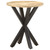  Side Table 18.9"x18.9"x22" Solid Mango Wood A949-320656