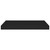  Floating Wall Shelves 2 pcs Black 23.6"x9.3"x1.5" MDF A949-323833