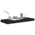  Floating Wall Shelves 2 pcs Black 23.6"x9.3"x1.5" MDF A949-323833