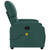  Massage Recliner Chair Dark Green Fabric A949-3206099