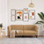  Sofa 2-Seater Brown Faux Suede Leather A949-372584