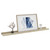  Wall Shelves 4 pcs White and Sonoma Oak 31.5"x3.5"x1.2 A949-326696