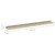  Wall Shelves 4 pcs White and Sonoma Oak 31.5"x3.5"x1.2 A949-326696