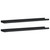  Picture Frame Ledge Shelves 2 pcs Black 31.5"x3.5"x1.2" MDF A949-323933