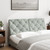 Headboard Cushion Light Gray 53.9" Velvet A949-376075