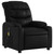  Massage Recliner Chair Black Faux Leather A949-3206847