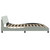  Bed Frame "Dover" Light Gray 76"x79.9" Velvet A949-373299