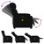  Massage Recliner Chair Black Fabric A949-3206207