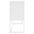  Sideboard White 29.5"x13.8"x29.5" Steel A949-335872