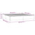  Bed Frame without Mattress Dark Gray 76"x79.9" King Fabric A949-347210